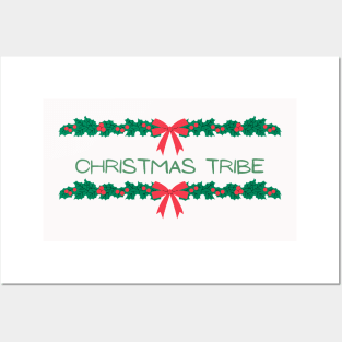 Matching Christmas Tribe Posters and Art